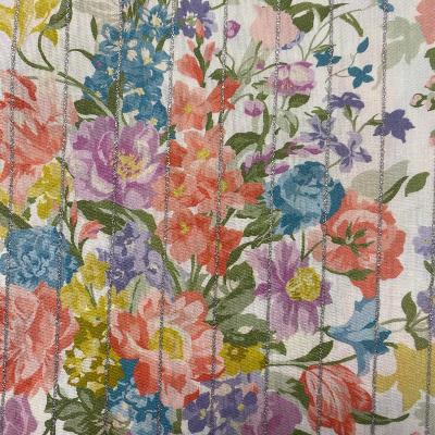 Tissu Liberty Bridgerton Tana Lawn® Bouquet Parade Stripe
