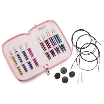 Assortiment aiguilles circulaires Knitpro Luxe Zing 10 cm