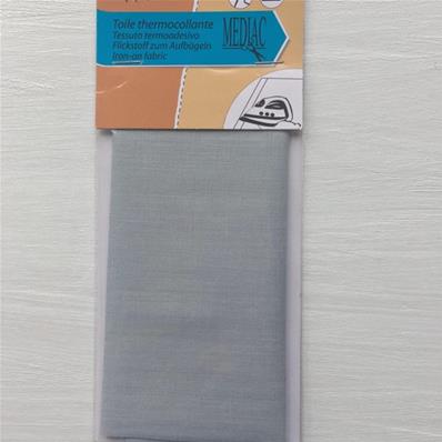 Grey iron-on fabric