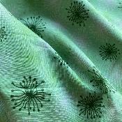 Tissu dandelion vert