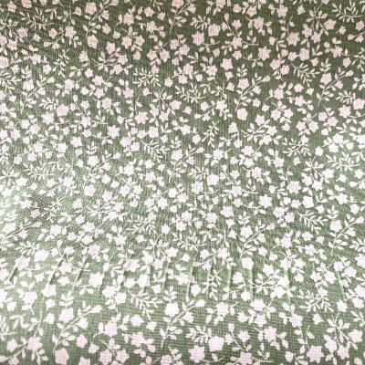 Coton enduit fleurettes