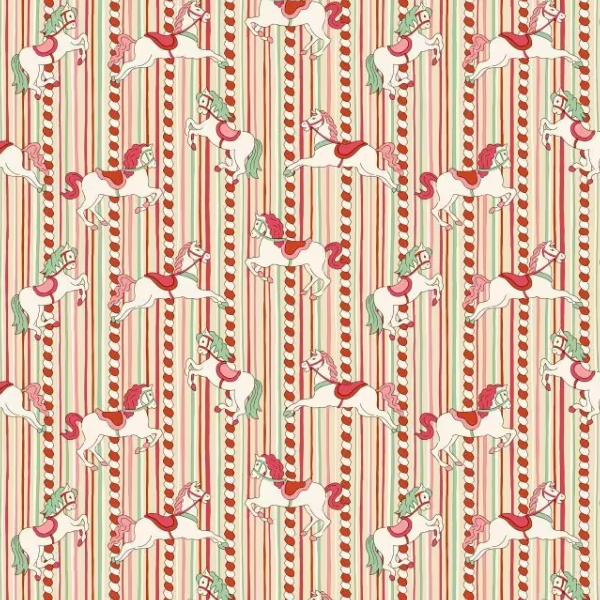 Tissu Liberty Festival Florals - Emolly Carousel - rouge