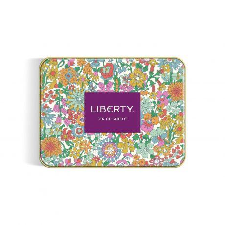 Boite métal Liberty de 72 étiquettes
