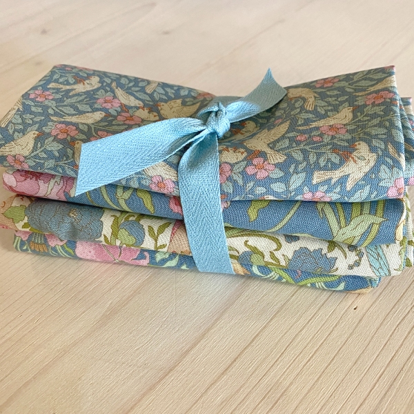 4 fat quarters Collection Songbird / Reste 1 ballotin