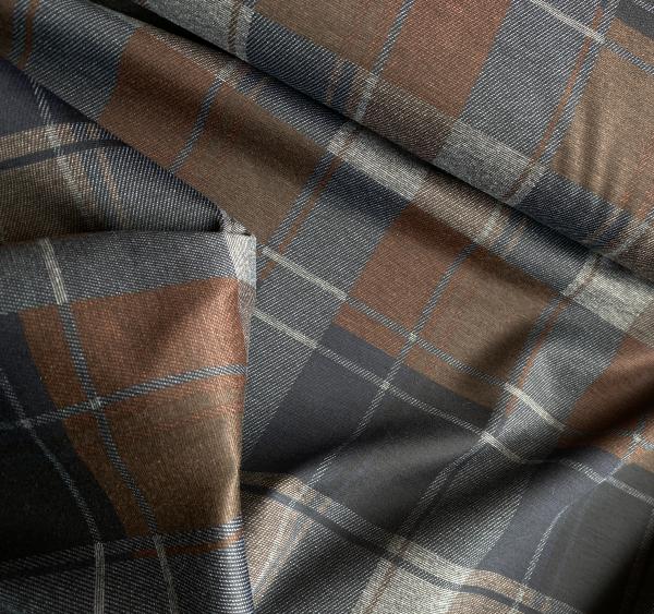 Tissu écossais brown elastic check