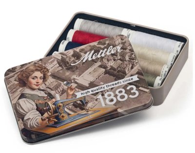 Coffret m�tallique assortiment de fils Mettler