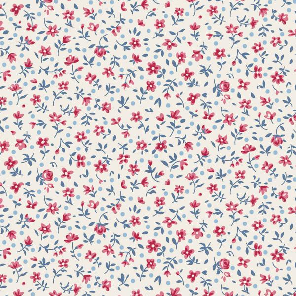 Tissu Tilda Village Life mae cream