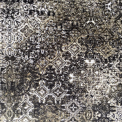 Tissu Abandoned faded tile de Tim Holtz