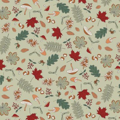Tissu Liberty Lasenby woodland walk -Woodland forage