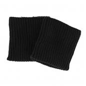 Black cuffs elastic