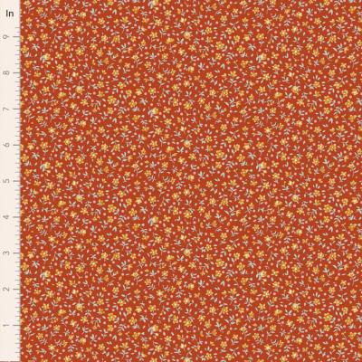 Tissu Tilda Village Life mae rust