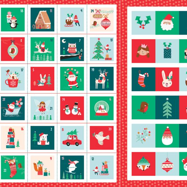 Panneau Calendrier de l'Avent