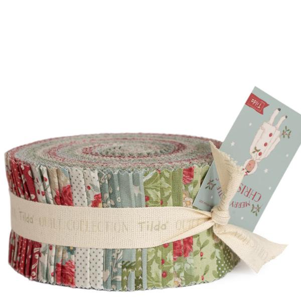 Tissu Tilda Merry Little Christmas Fabric roll 40 tissus x 6cm
