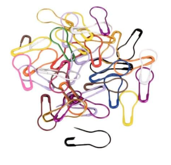 Anneaux marqueurs métalliques - 40 pièces