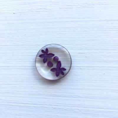 Bouton fleur transparente