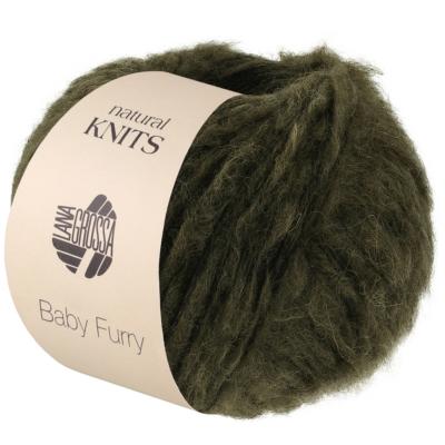 Laine Lana Grossa Baby Furry - 14 Olive fonc�