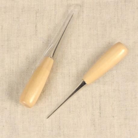 Poinçon manche en bois