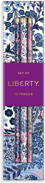 Lot de 10 crayons Liberty Tanjore gardens