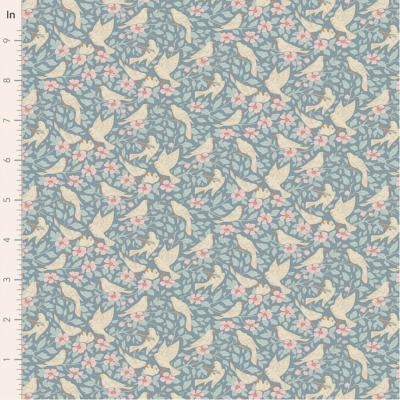 Tissu Tilda songbird Ava blue