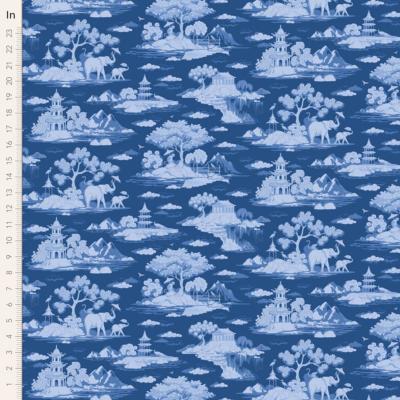  Tissu Tilda Something Blue cottonview night 