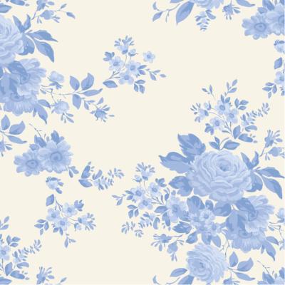 Tissu Tilda Something Blue carol pale blue