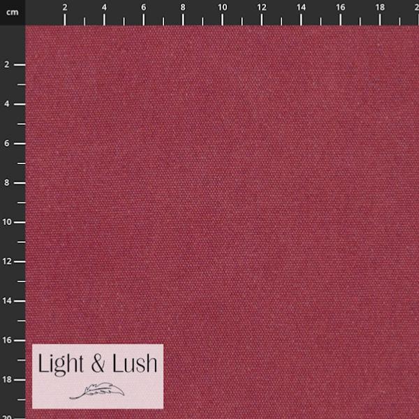Toile épaisse cerise