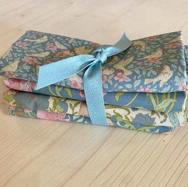 4 fat quarters Collection Songbird / Reste 1 ballotin