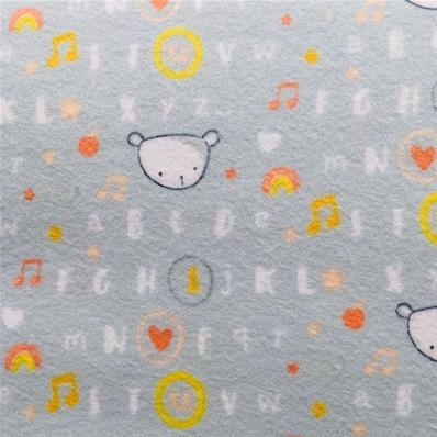 Teddies and alphabet flannel