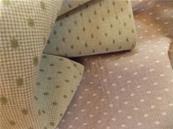 Oval dots woven fabric