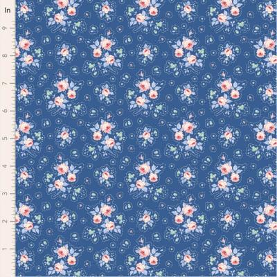  Tissu Tilda Something Blue first kiss denim