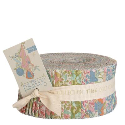 Tissu Tilda songbird fabric roll 40 tissus x 6cm / pr�commande