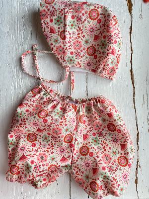 Tissu Liberty Festival Florals - rouge -collection summer fair