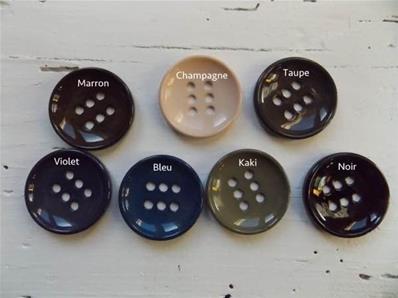 Bouton 6 trous