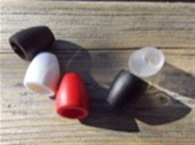 Paire d'embouts de cordon - plusieurs couleurs