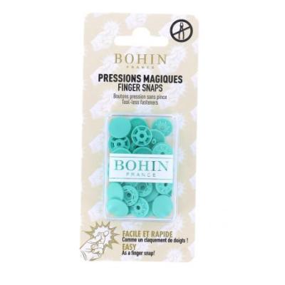 Pressions magiques vert menthe 13 mm