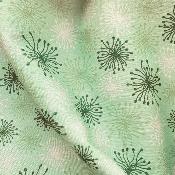 Tissu dandelion vert