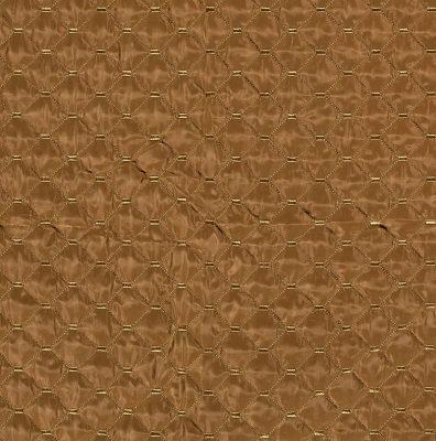 Tissu matelassé doudoune bronze