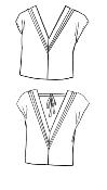 Patron Robe ou blouse Bizance