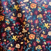 Liberty botanist's diary fabric