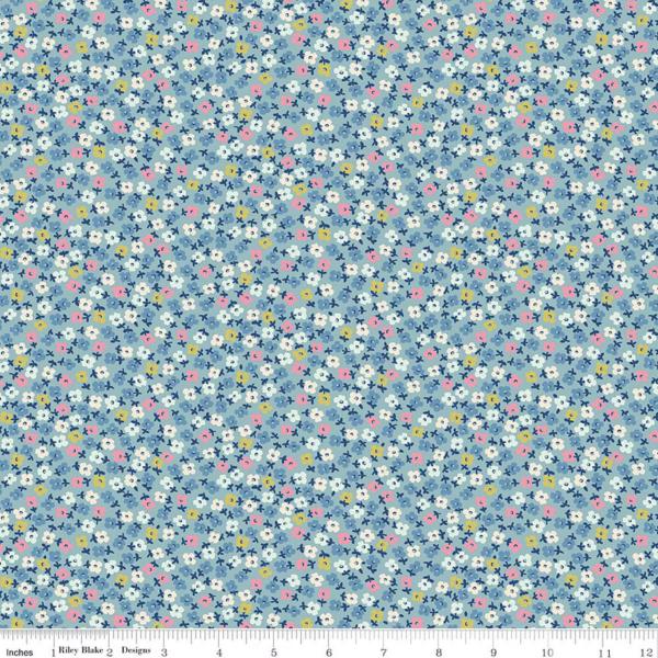 Tissu Cath Kidston Teeny one blue