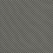 Charcoal grey dots fabric