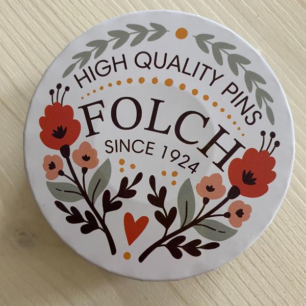 Epingles à tête de verre Folch